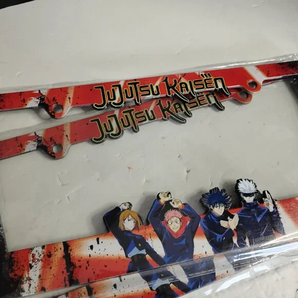 Jujutsu Kaisen Anime License Plate Frames 2x - Picture 4 of 8
